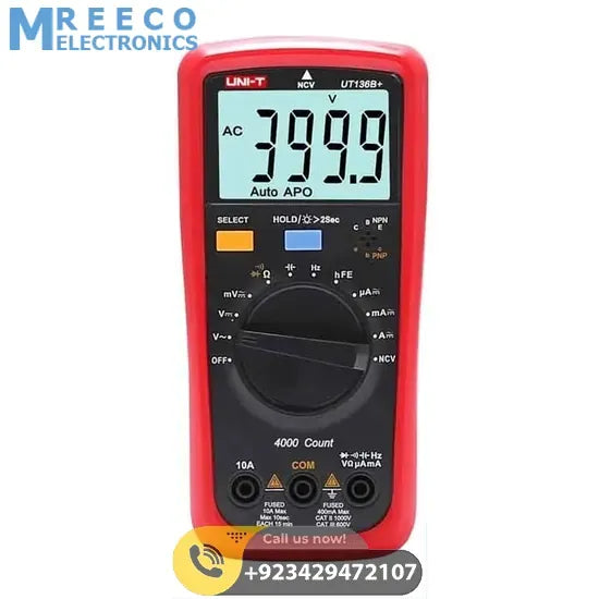 UNI T Digital Multimeter UT136B+ - Front View