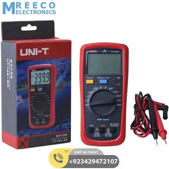 UNI T Digital Multimeter UT136B+ - Side View