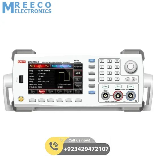 UNI T UTG2062B General Function Generator - Side View