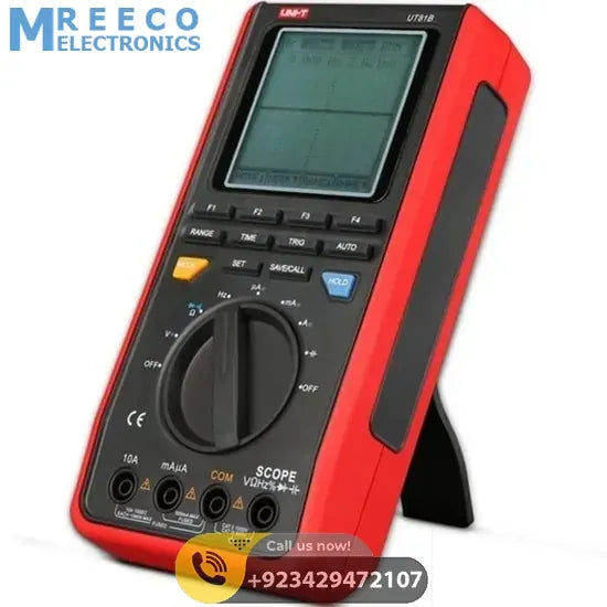 Handheld Digital Scope Multimeter UNI T UT81B - Side View