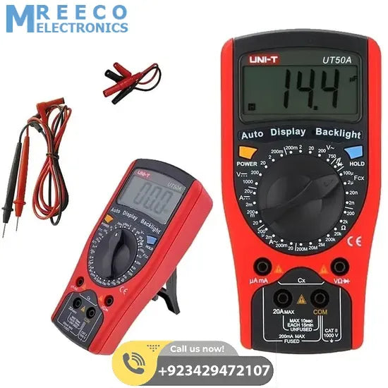 UNI T UT50A Modern Digital Multimeter - Top View