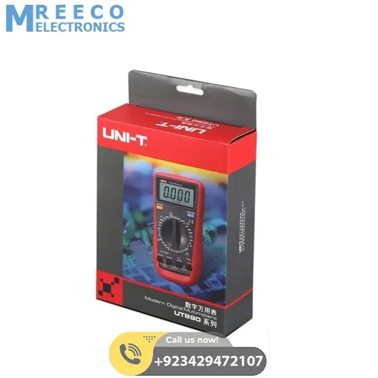 UNI T True RMS Digital Multimeter UT890D - Display View