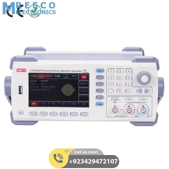 UNI T UTG2025A Function Generator 25MHz - Side View