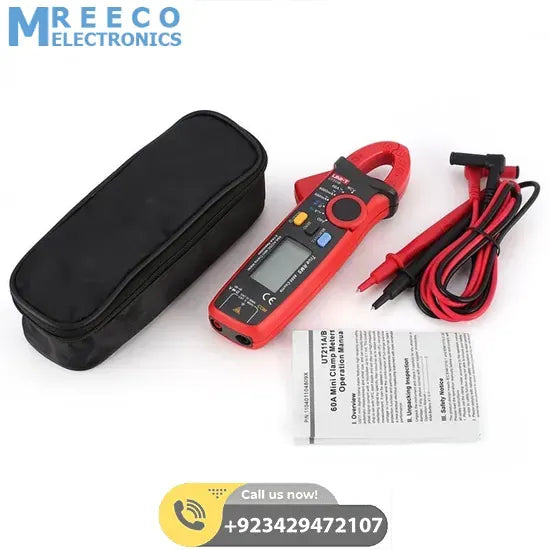 UNI T Mini Digital Clamp Meter UT211B - Side View