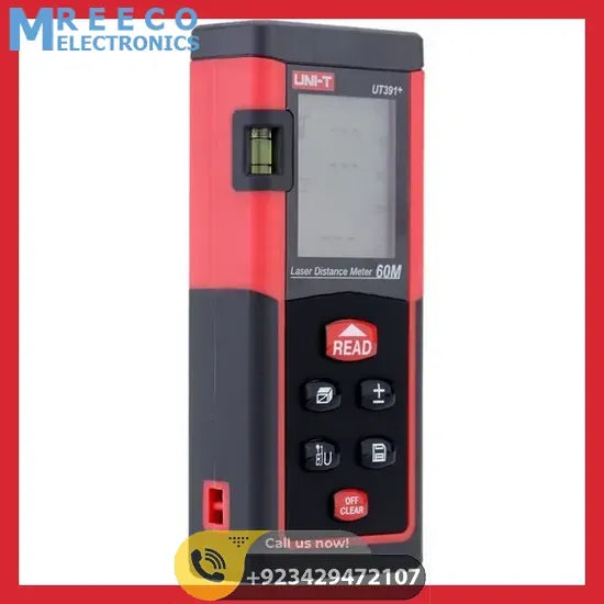 UNI-T UT391+ Laser Distance Meter Range Finder - Front View