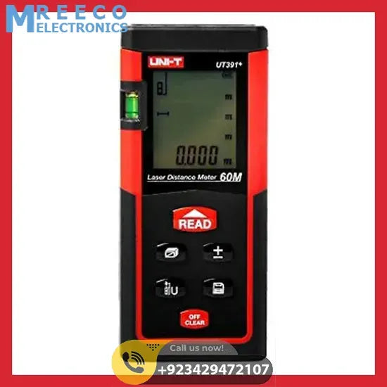 UNI-T UT391+ Laser Distance Meter Range Finder - Side View