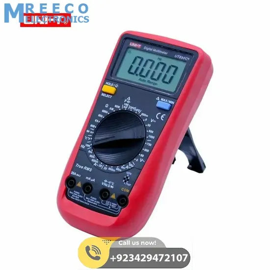 UNI T True RMS Digital Multimeter UT890C+ - Back View