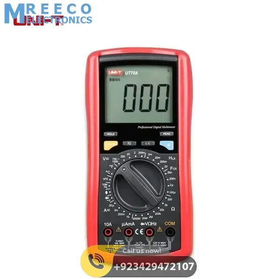 UNI T Multi Purpose Digital Multimeter UT70A - Side View