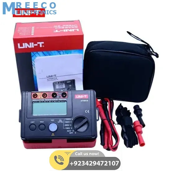 UNI T UT501A Insulation Resistance Tester - Side View