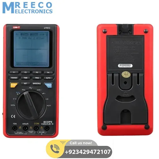 Handheld Digital Scope Multimeter UNI T UT81C - Side View