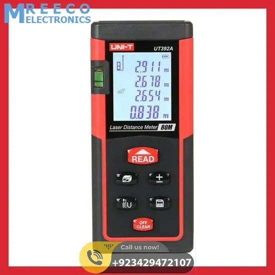 UNI-T UT-392A Laser Distance Meter - Front View