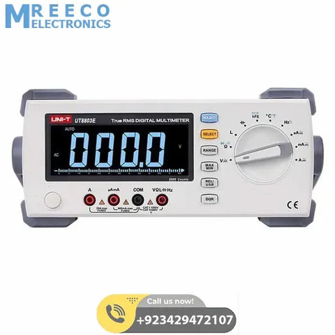 UNI T UT8803E Bench Top Digital Multimeter - Front View
