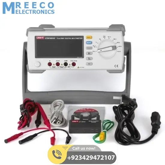UNI T UT8803E Bench Top Digital Multimeter - Side View