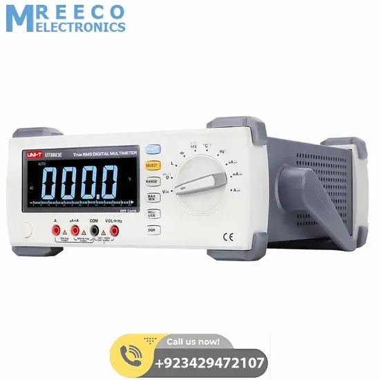 UNI T UT8803E Bench Top Digital Multimeter - Back View