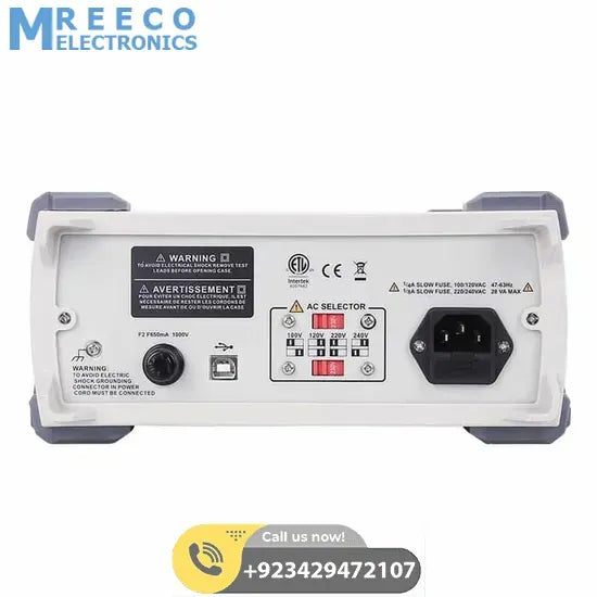 UNI T UT8803E Bench Top Digital Multimeter - Top View