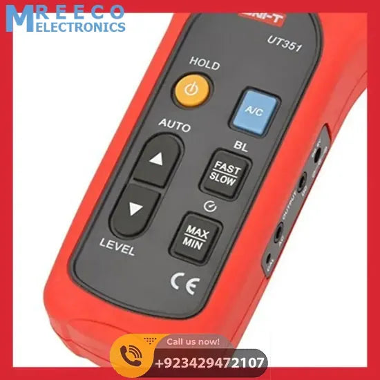 UNI T Sound Level Meter UT351 - Back View