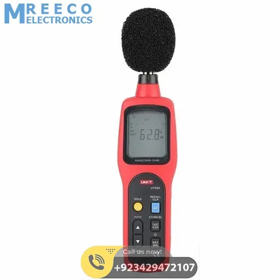 UNI T UT352 Digital Sound Level Meter - Front View