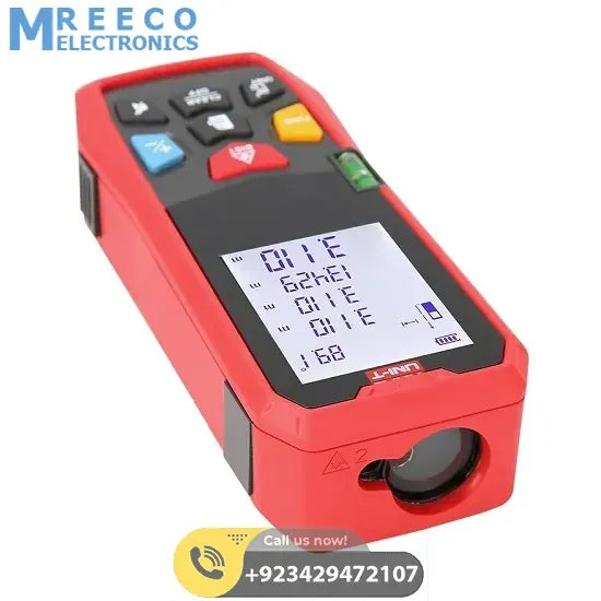 UNI T LM100 Laser Distance Measuring Rular Meter - Side View
