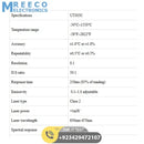 Digital Infrared IR Thermometer UNI T UT305C - Top View