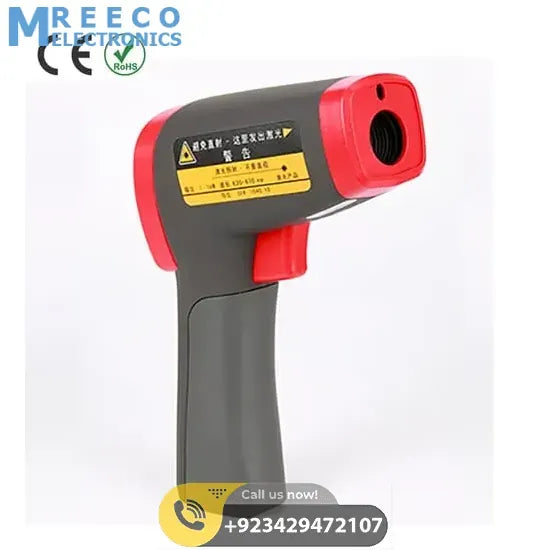Infrared IR Professional Thermometer UNI T UT302C - Side View
