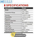 Infrared IR Professional Thermometer UNI T UT302A - Top View