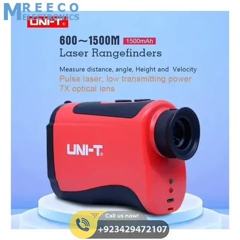 UNI T 1500M Laser Rangefinder Monocular Telescope LR1500 - Front View