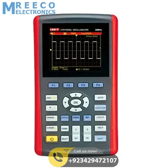 UNI T UTD1050DL Handheld Digital Storage Oscilloscope - Front View