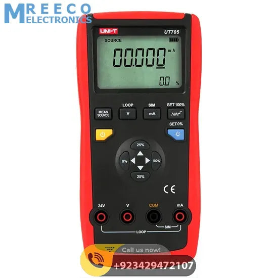 UNI-T UT705 Single Function Loop Calibrator - Front View