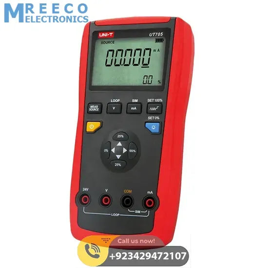 UNI-T UT705 Single Function Loop Calibrator - Back View