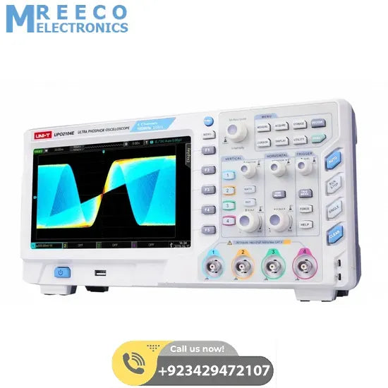 UNI-T UPO2104E 4 Channel Ultra Phosphor Oscilloscope - Front View