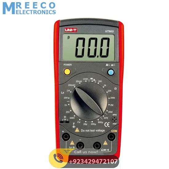 UT603 Inductance Capacitance Meter - Front View