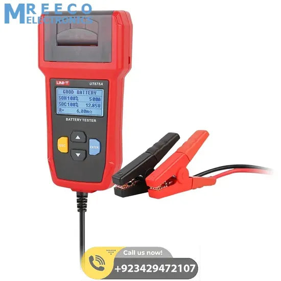 UNI-T UT675A Battery Tester - Front View