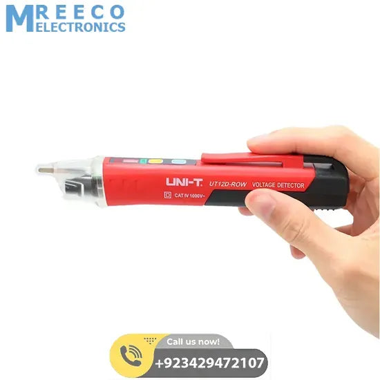 UNI-T UT12D-ROW AC Voltage Detector - Side View