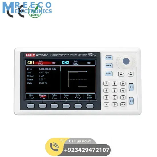 UTG932E Function/Arbitrary Waveform Generator - Front View