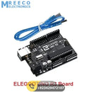 Original ELEGOO UNO R3 Board with USB Cable Compatible with Arduino IDE - Front View