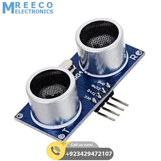 HC-SR04 HC SR04 Arduino Ultrasonic Sensor - Back View