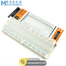 MB102 Breadboard 830 Points Solderless Prototyping Breadboard High Quality - Front View