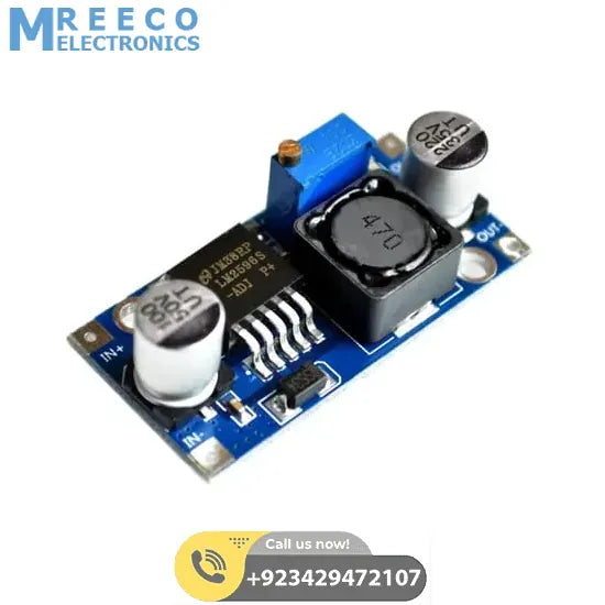 HW-411A LM2596 DC To Dc Buck Converter Step Down Module Power Supply - Front View
