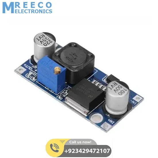 HW-411A LM2596 DC To Dc Buck Converter Step Down Module Power Supply - Back View