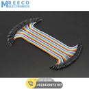 20Cm Pin To Hole Jumper Wire Dupont Line 40 Pin Male To Female Arduino Jumper Wires - Front View