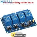 Arduino 4 Channel Relay Module Board - Front View