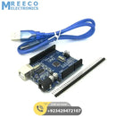 Arduino Uno R3 SMD Cheap Price In Pakistan With USB Cable - Front View