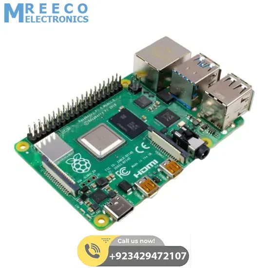 Raspberry Pi 4 4GB RAM - Front View