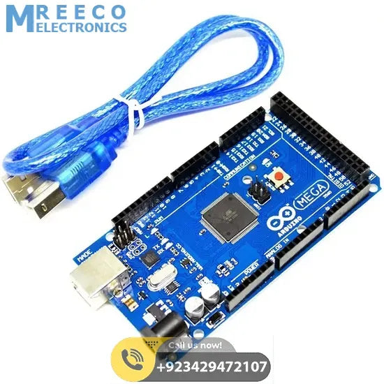 Arduino Mega 2560 R3 In Pakistan - Front View