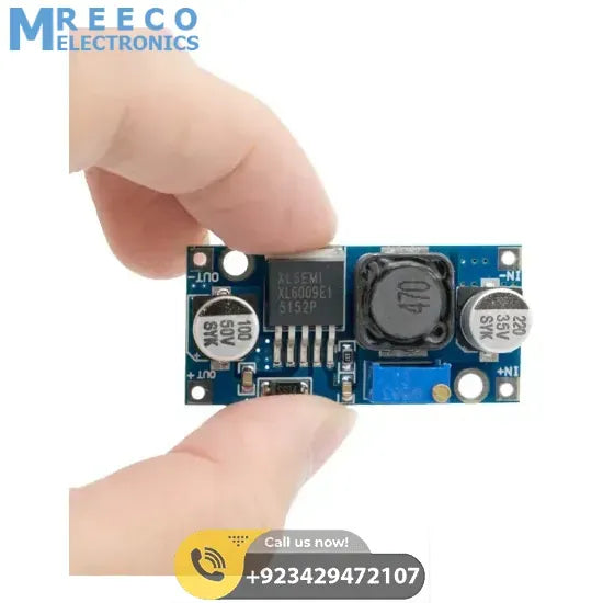 hw-432 XL6009 DC To DC Boost Converter Voltage Booster - Front View