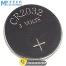 CR2032 3V Coin Cell Battery - Front View
