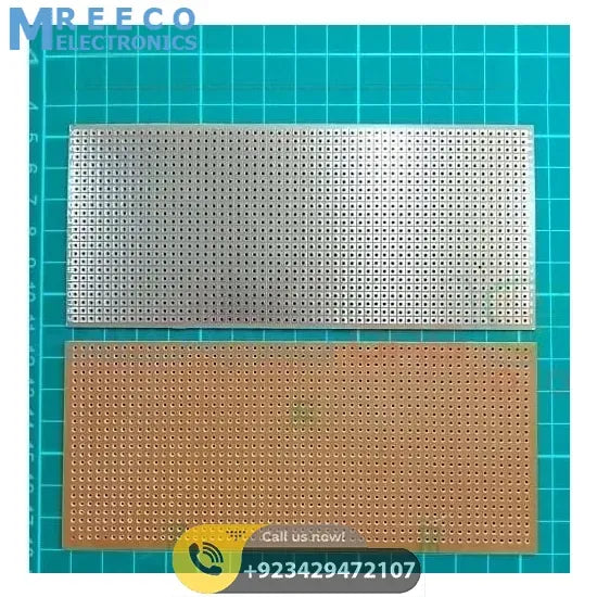 Veroboard Dotted Small Stripboard 6.5x14.5cm - Front View