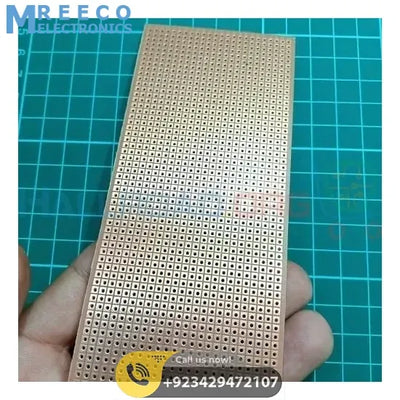 Veroboard Dotted Small Stripboard 6.5x14.5cm - Side View