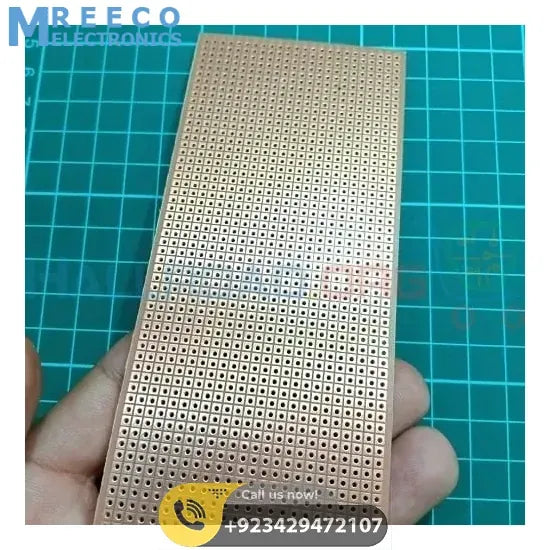 Veroboard Dotted Small Stripboard 6.5x14.5cm - Side View