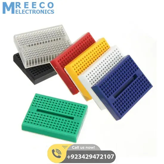 SYB-170 SYB170 SYB 170 Solderless Mini Breadboard - Front View